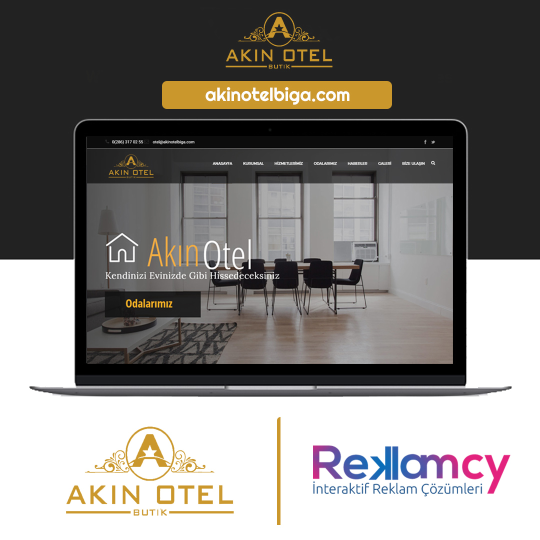 Biga Akın Otel Kurumsal Web Sitesi