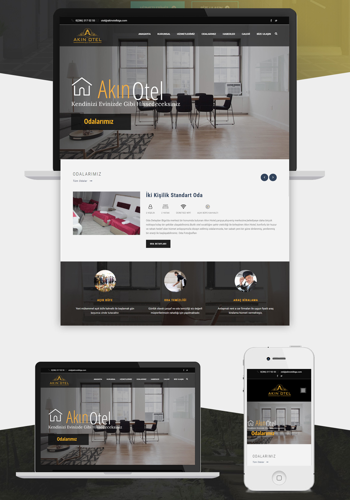 Biga Web Sitesi Akın Otel