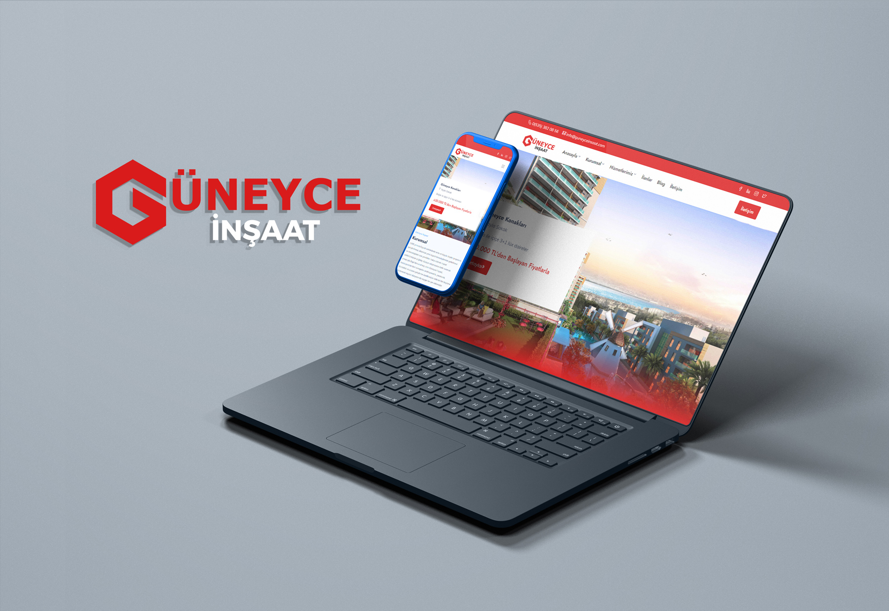 Güneyce İnşaat Web Sitesi 2