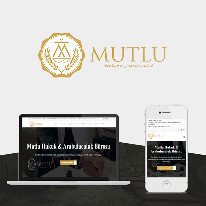 Mutlu Hukuk Bürosu Çanakkale Web Tasarım