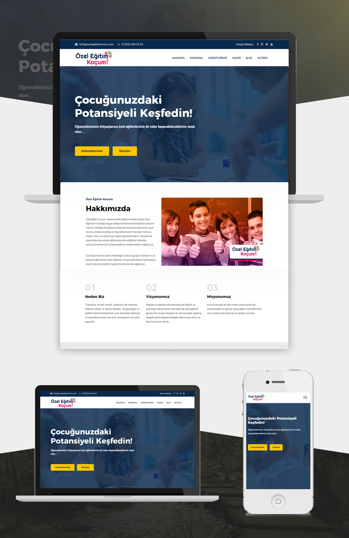 Özel Eğitim Koçum Web Site Adresi