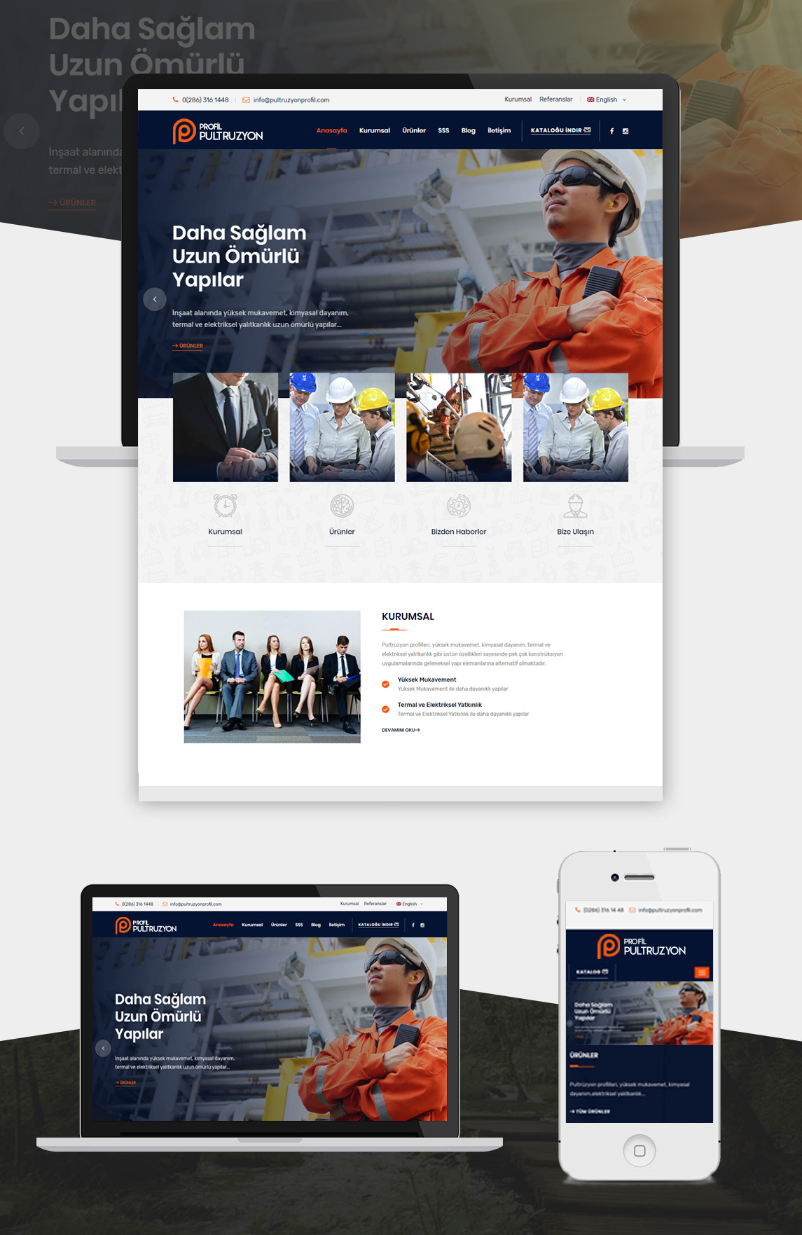 Pultruzyon Profil Web Sitesi